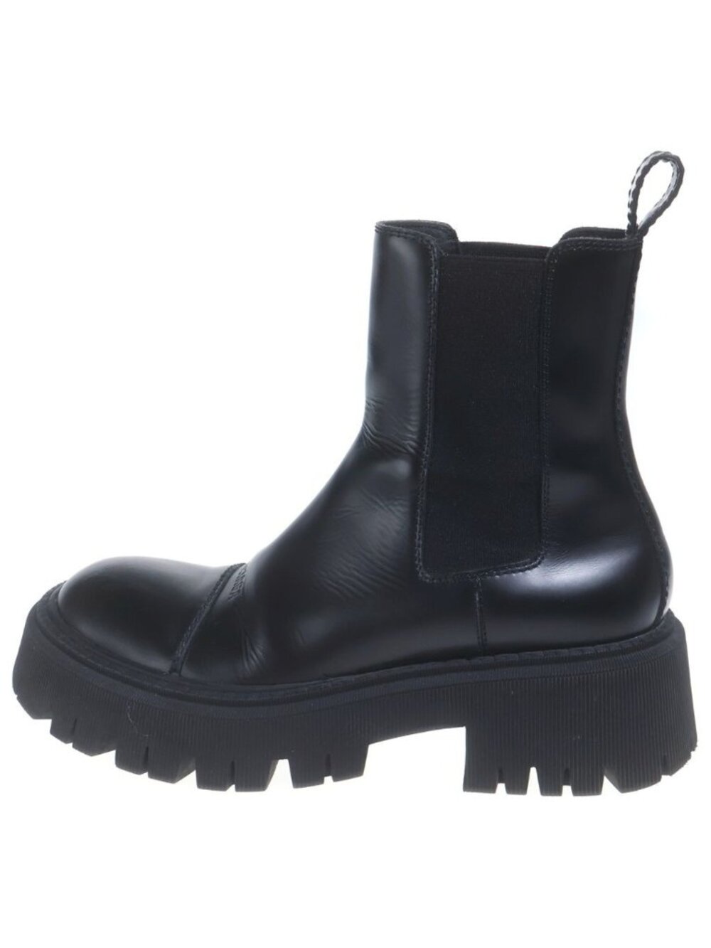 Balenciaga Tractor Bootie Boots Black